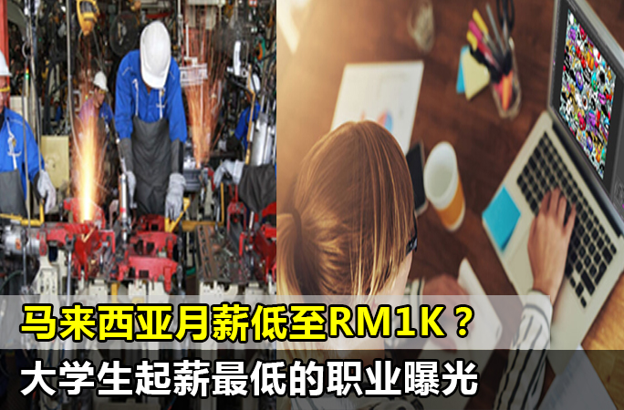 月薪低至RM1K？马来西亚大学生起薪最低的职业曝光