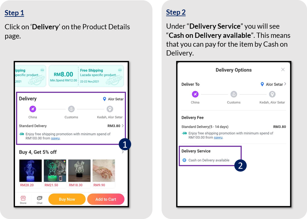 lazada货到付款怎样给钱？lazada货到付款可以给现金吗？