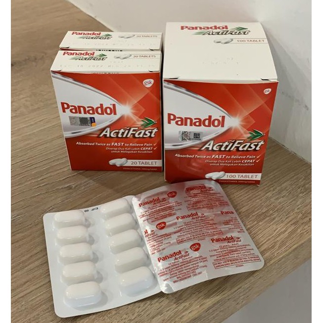 喉咙痛、伤风可以吃 Panadol Actifast 吗？